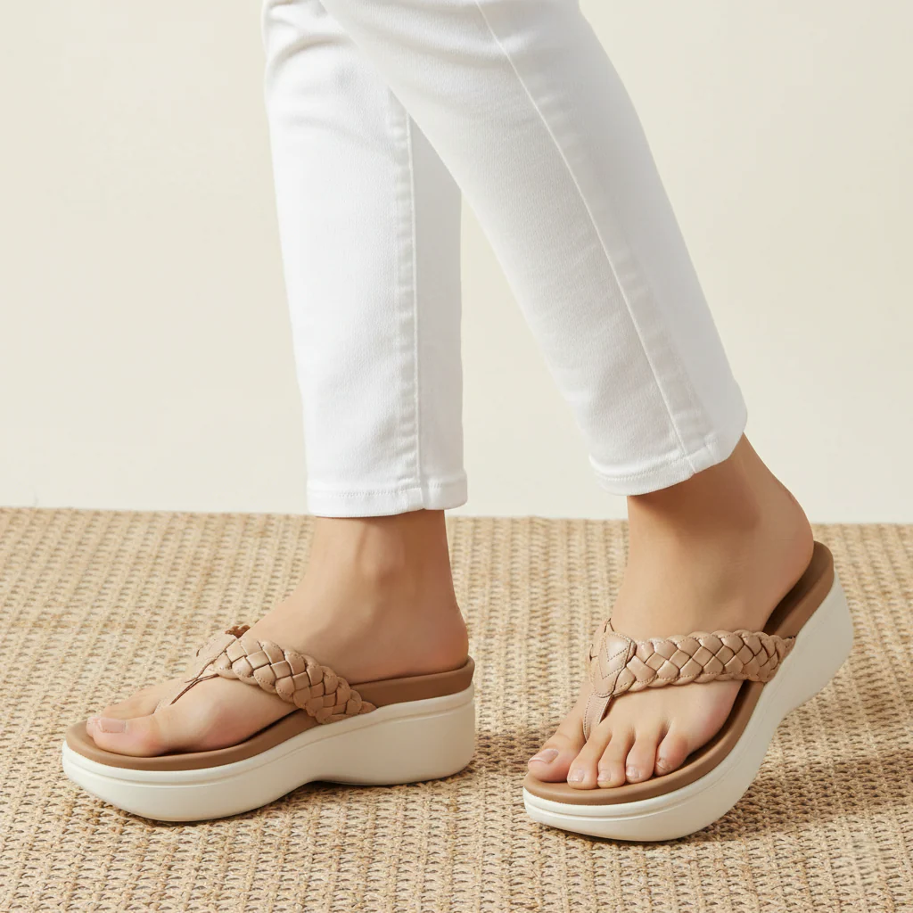 Luna’s™ | Braided Comfort Summer Wedge Sandals - Image 9