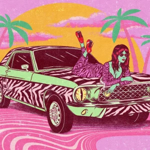 Creature Car Art Print